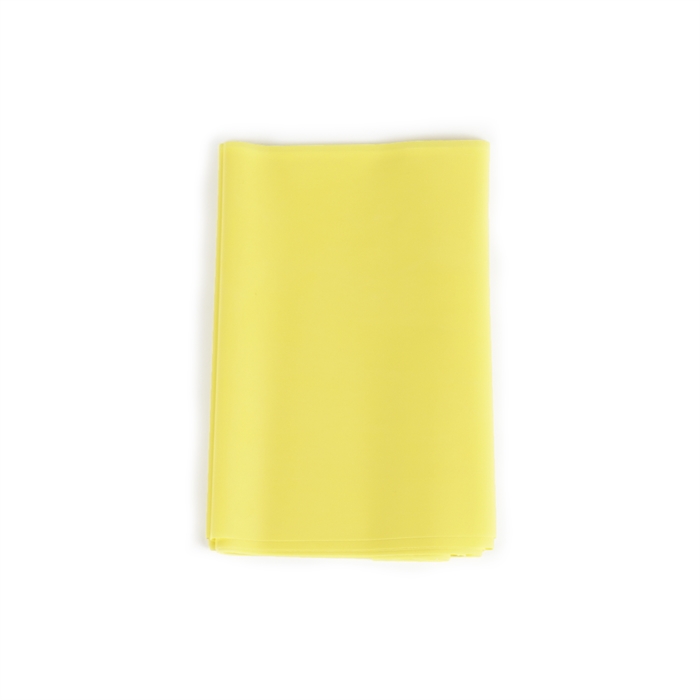 Træningselastik light, gul 2,5 meter (uden emballage)