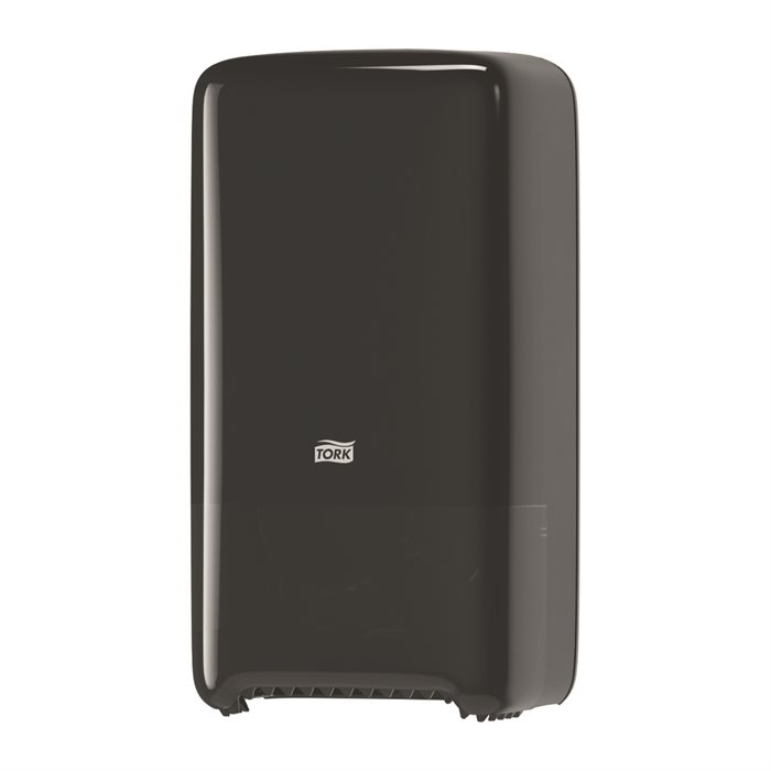 Tork toiletpapir dispenser mid-size T6, sort