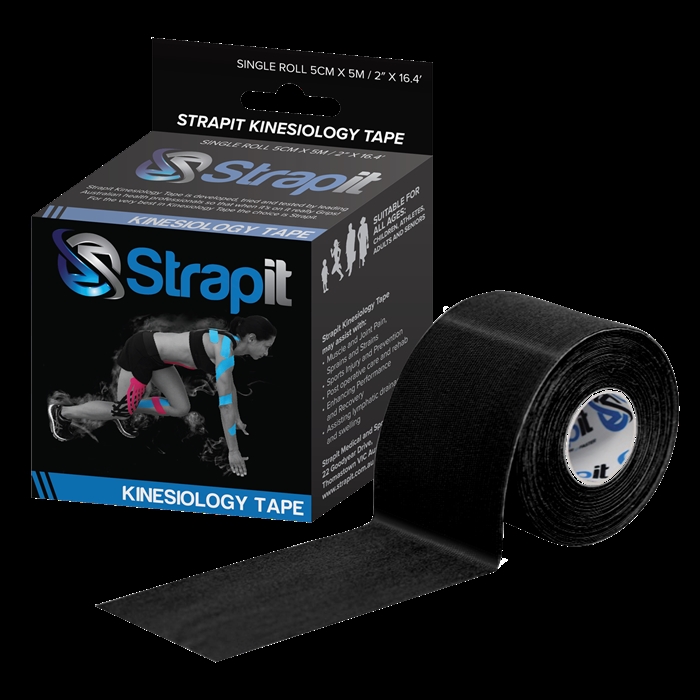 Strapit Original Kinesiology tape 5cm x 5m, Sort