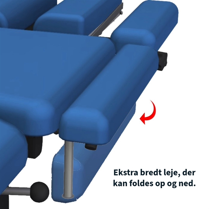 Kiro/Fys Hybridbriks - fleksibel bredde indstilling  55- 72 cm og højdeindstilling til 95 cm