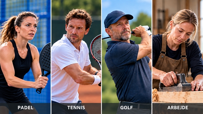 Tennisalbue og golfalbue – når smerterne ikke kun handler om albuen