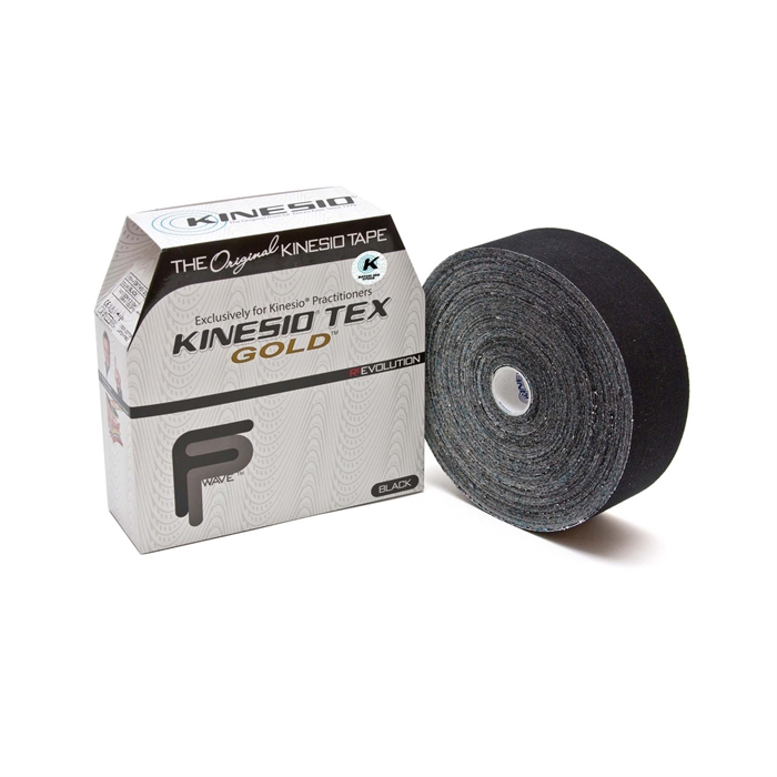 Kinesiotape® Tex Gold FP, 5cm x 31.5m, sort